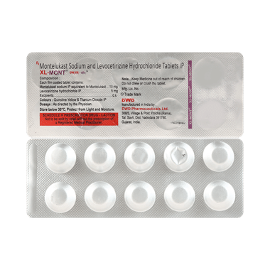 XL Mont 5mg/10mg Tablet