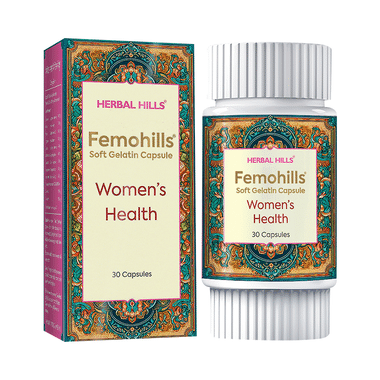 Herbal Hills Femohills Women's Health Softgel Capsules