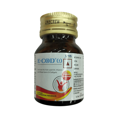 E-COD Omega Vitamin E Softgels