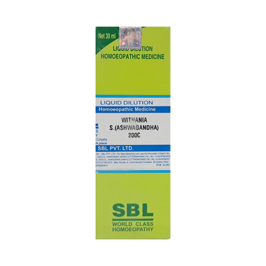 SBL Withania S (Ashwagandha) Dilution 200 CH