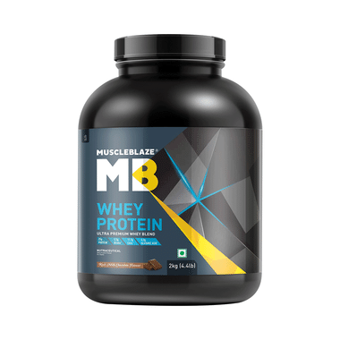 MuscleBlaze Whey Isolate Protein Blend Powder | Added Digestive Enzymes & Glutamic Acid | For Muscle Gain | Supports Nutrition