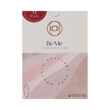 Be Me Organic Sanitary Pads With Disposal Pouches Regular Moderate-Heavy Flow