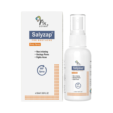 Fixderma Salyzap Body Spray For Body Acne | Unclogs Pores & Fights Acne