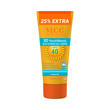 VLCC 3D Youth Boost Sunscreen Gel Crème SPF 40 PA+++