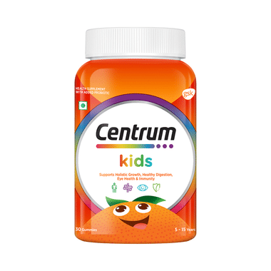 Centrum Kids | Veg Tablets For Growth, Digestion, Eye Health & Immunity | World's No.1 Multivitamin