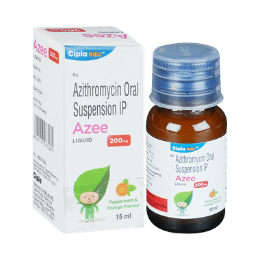 Azee 200mg Liquid Peppermint & Orange