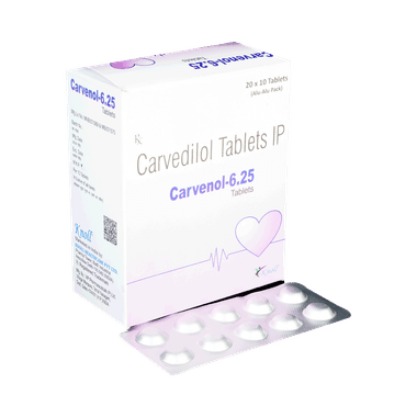 Carvenol 6.25mg Tablet