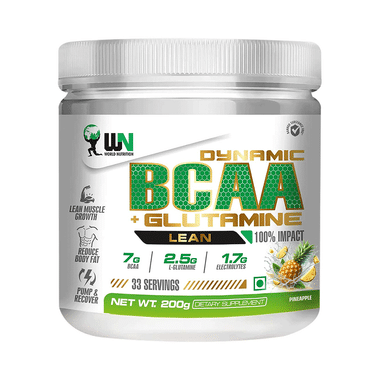 WN World Nutrition Dynamic BCAA + Glutamine Lean Pineapple