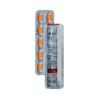 Cetriver 10mg Tablet