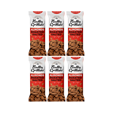Nutty Gritties California Almonds Roasted (40gm Each)