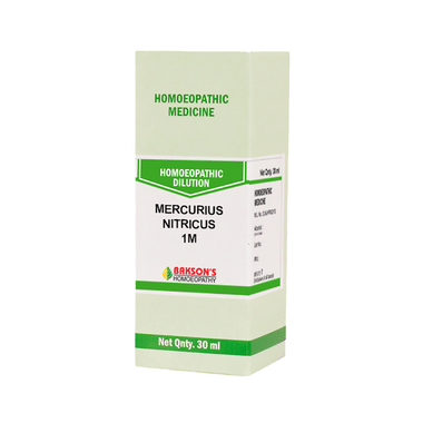 Bakson's Homeopathy Dilution Mercurius Nitricus 1M