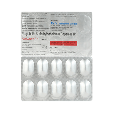 Renerve P 750mcg/75mg Capsule
