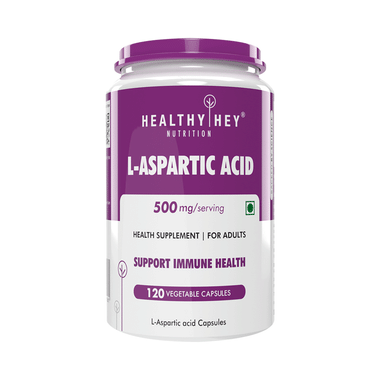 HealthyHey Nutrition L-Aspartic Acid Vegetable Capsule