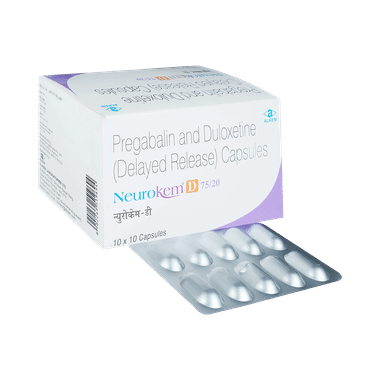 Neurokem D 75mg/20mg Capsule