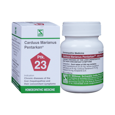 Dr Willmar Schwabe India Carduus Marianus Pentarkan Ptk 23 Tablet