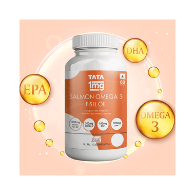 Combo Pack of Tata 1mg Senior 50+ Multivitamin & Multimineral  Advanced Tablet (60), Salmon Omega 3 Fish Oil Capsule (60) & Organic Apple Cider Vinegar (500ml)