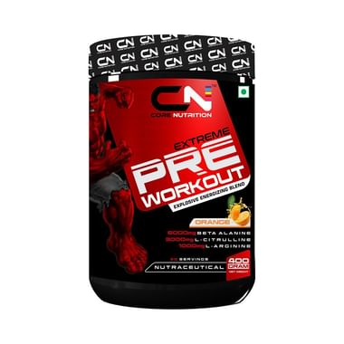 Core Nutrition Extreme Pre Workout Powder Orange