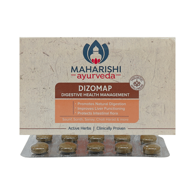 Maharishi Ayurveda Dizomap Digestion Tablet Benefits Of Saunf, Sonth, Sanay, & Ayurvedic Herbs