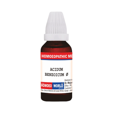 Dr. Majumder Homeo World Acidum Benzoicum Q Mother Tincture (30 ml Each)