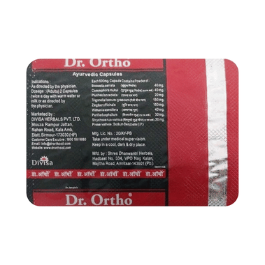 Dr Ortho Capsule For Bone & Joint Health