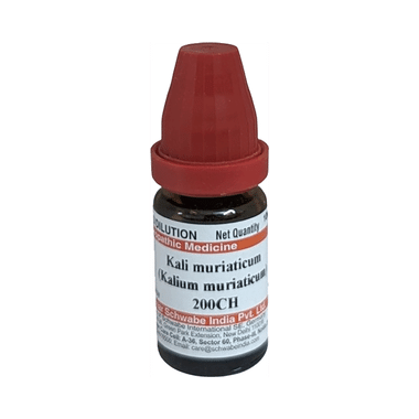 Dr Willmar Schwabe India Kali Muriaticum Dilution 200 CH