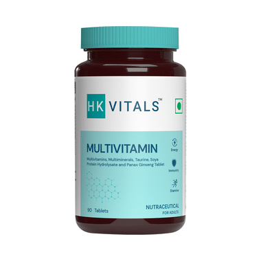 HK Vitals Multivitamin with Multimineral, Amino Acids, Taurine & Ginseng Extract | For Energy, Immunity & Stamina | Tablet