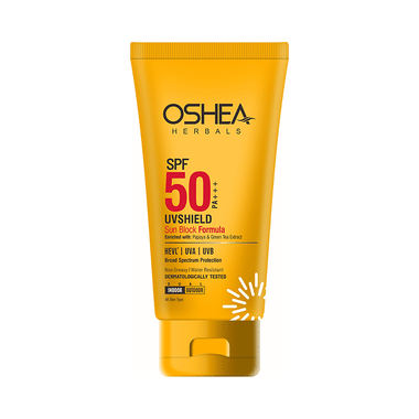 Oshea Herbals UVShield Sun Block Formula SPF 50 PA+++ Cream