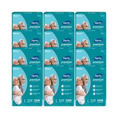Dignity Premium Adult Diaper (10 Each) Large