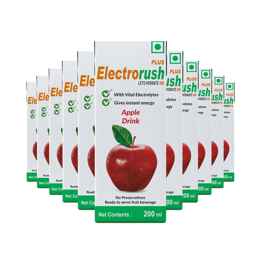 Electrorush Plus Drink Pack (200ml Each) Apple