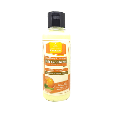 Khadi Pure Herbal Orange & Lemon Grass Hair Conditioner SLS-Paraben Free