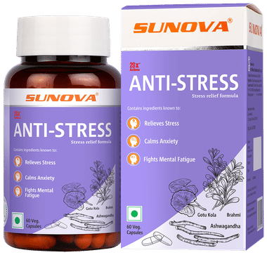 Sunova Anti-Stress Veg Capsule Sunova Anti-Stress Veg Capsule
