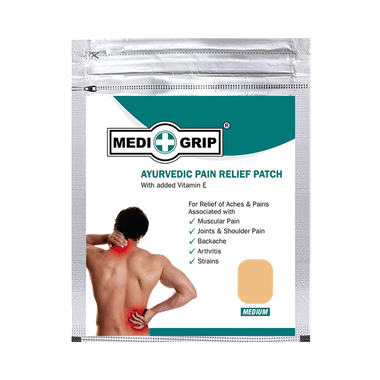 Medigrip Ayurvedic Pain Relief Patch Medium Brown