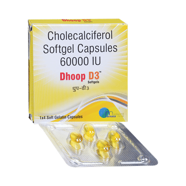 Dhoop D3 Soft Gelatin Capsule