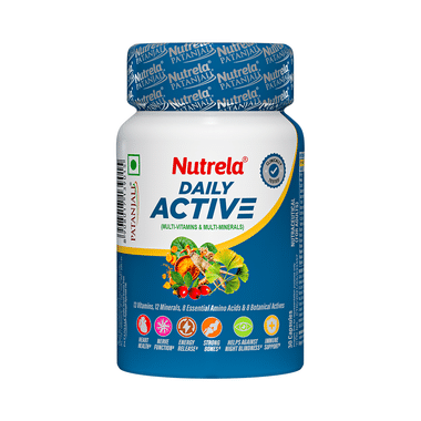 Patanjali Nutrela DailyActive | For Heart, Eye, Bones & Immunity | Capsule