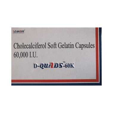 D-Quads 60K Soft Gelatin Capsule