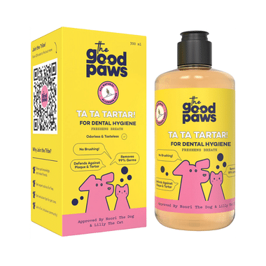 The Good Paws Ta Ta Tartar Dental Hygiene for Dogs and Cats