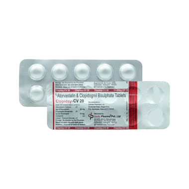 Clopiday CV 20mg/75mg Tablet
