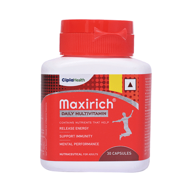 Maxirich Daily Multivitamin for Energy, Immunity & Performance | Capsule