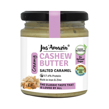 Jus Amazin Creamy Cashew Butter Salted Caramel