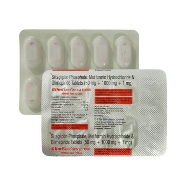 Glimisave Nexa 1mg/1000mg Tablet