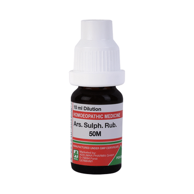 ADEL Ars Sulph Rub Dilution 50M