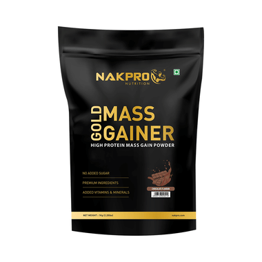 Nakpro Nutrition Gold Mass Gainer Powder Chocolate
