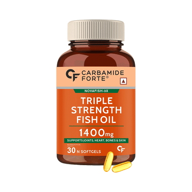 Carbamide Forte Triple Strength Fish Oil 1400mg Capsule