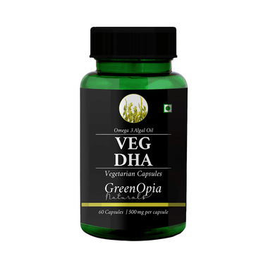 Greenopia Naturals Omega 3  Algal Oil Veg DHA Vegetarian Capsule