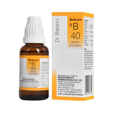 Bakson B40 Pleurisy Drop