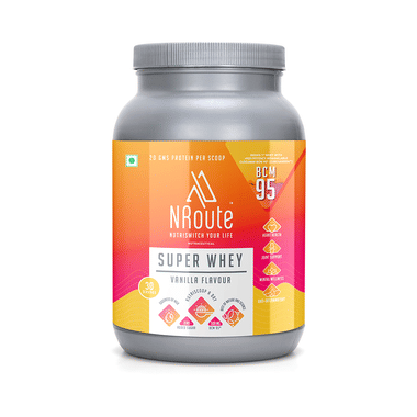 Nroute Super Whey Protein Powder Vanilla