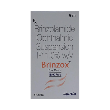 Brinzox Eye Drop BAK Free