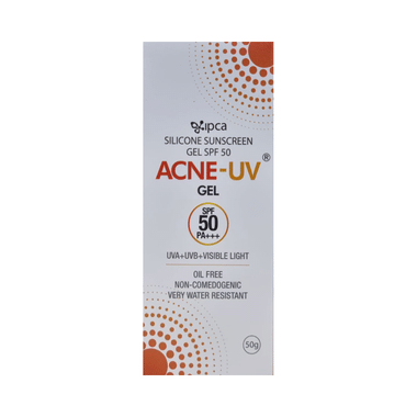 Acne-UV Sunscreen with Broad Spectrum UVA/UVB Protection | Oil Free & Water Resistant | Gel SPF 50