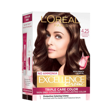 Loreal Excellence Creme Triple Care Color Aishwarya Brown