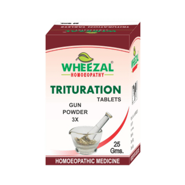 Wheezal Gun Powder Trituration Tablet 3X